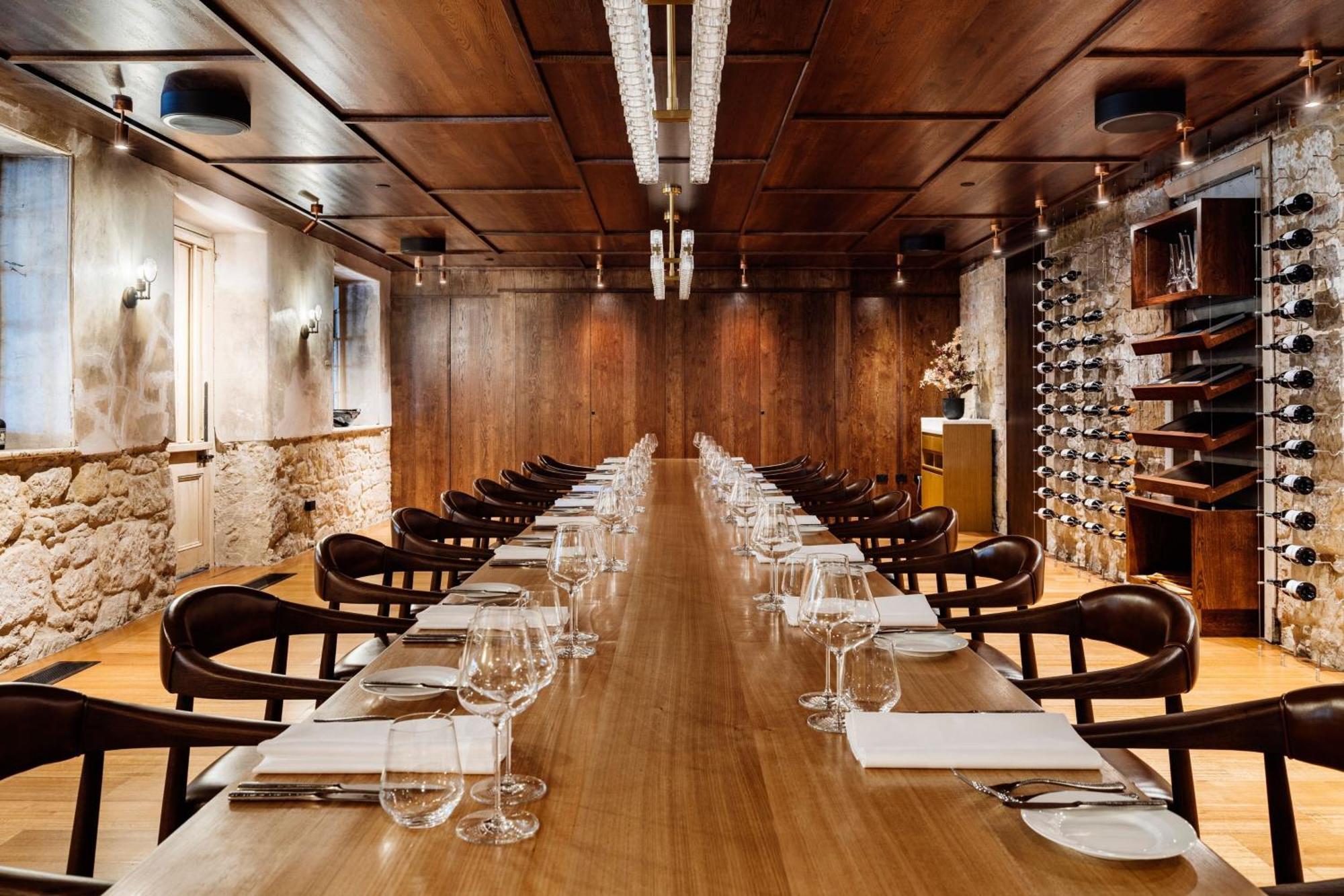 The Tasman, A Luxury Collection Hotel, 호바트 외부 사진 Interior of the restaurant